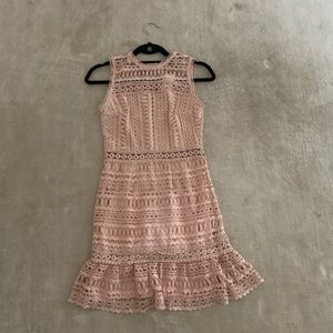 Aqua mini pink dress xs NWT